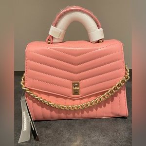 Like Dreams pink Quilted small satchel. Brand new.